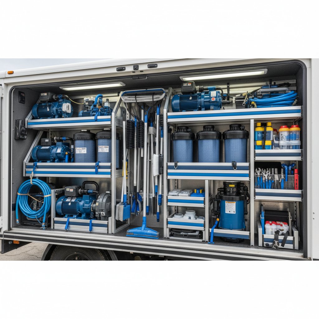 Professional pool cleaning service